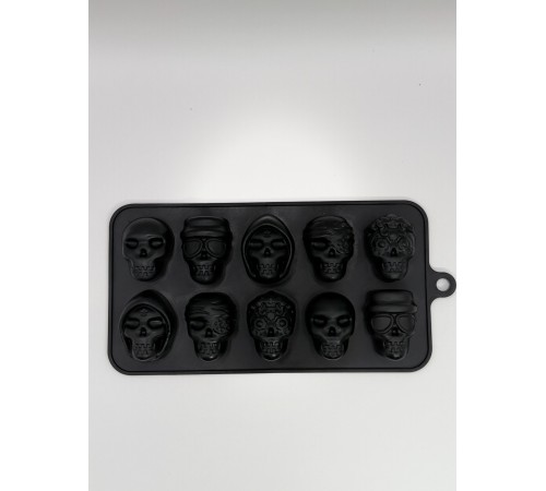 Силіконова форма для льоду та випічки «Party Skulls»